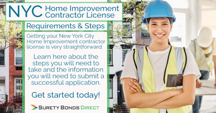 NYC Home Improvement Contractor License Requirements